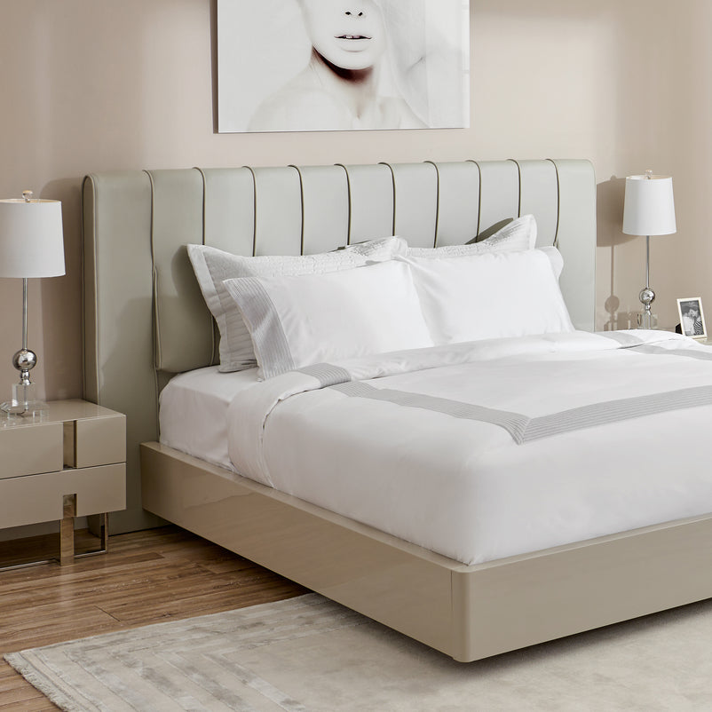 GIULIANO Pat tapițat, somieră inclusă