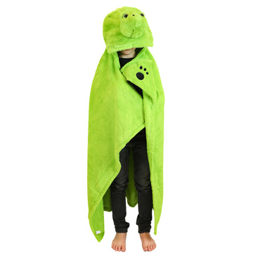 FUNNY TURTLE Pled cu glugă copii, 100x130cm