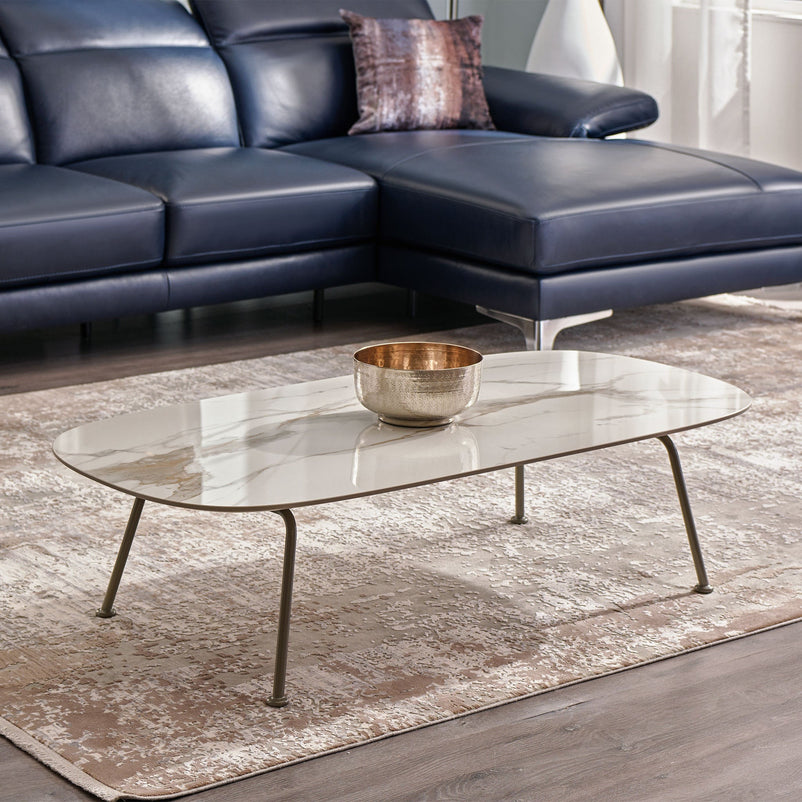 NATUZZI EDITIONS BLISS Colțar șezlong stânga/dreapta, mecanism brațe și tetiere, piele