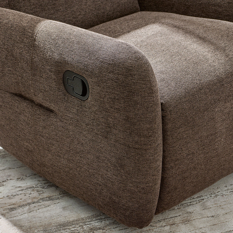 SAN ANTONIO Fotoliu cu recliner manual, stofă