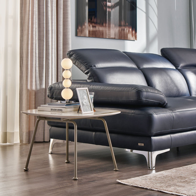NATUZZI EDITIONS BLISS Colțar șezlong stânga/dreapta, mecanism brațe și tetiere, piele