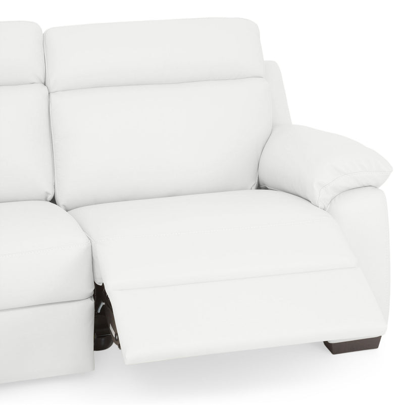 TORRENS Colțar cu șezlong stânga/dreapta și mecanisme electrice, piele