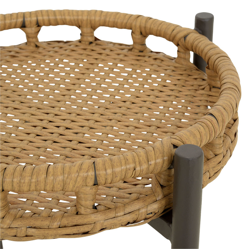 ALMADA Set mobilier terasă/grădină, 2 fotolii și măsuță