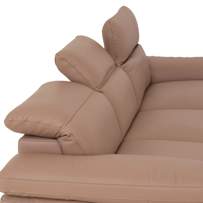 NATUZZI EDITIONS BLISS Colțar șezlong stânga/dreapta, mecanism brațe și tetiere, piele