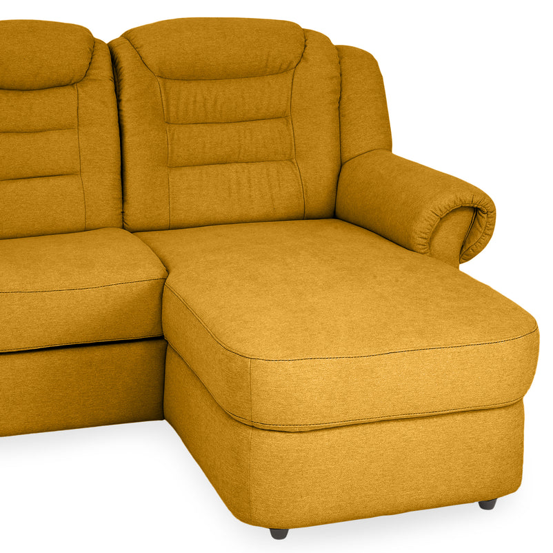 VELTEN Colțar extensibil, șezlong stânga/dreapta, stofă