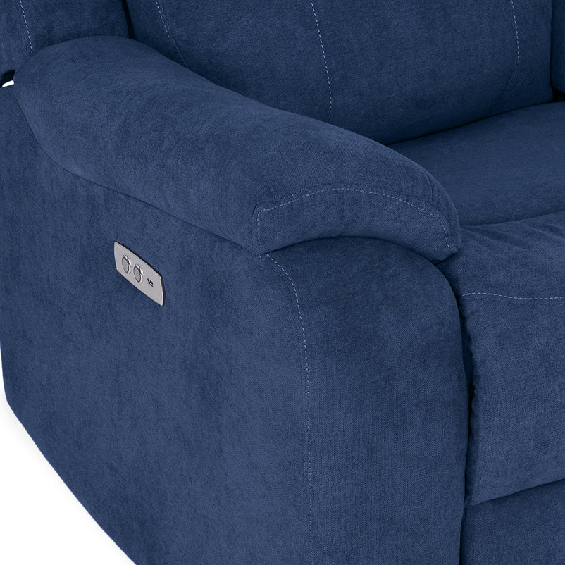 PENRITH Fotoliu cu recliner electric, stofă