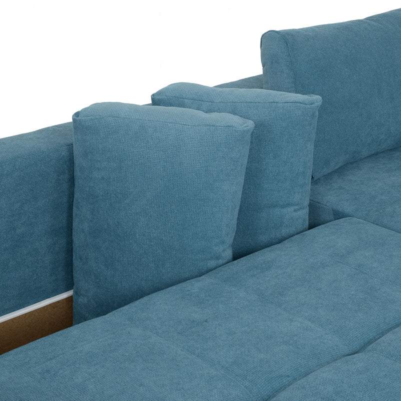 MONZA Colțar extensibil, 3 locuri, șezlong stânga/dreapta, stofă