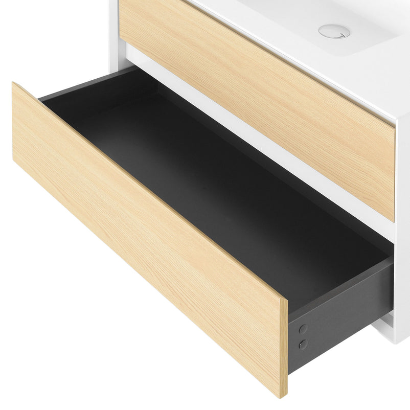 EXPECT Set mască lavoar și lavoar compozit