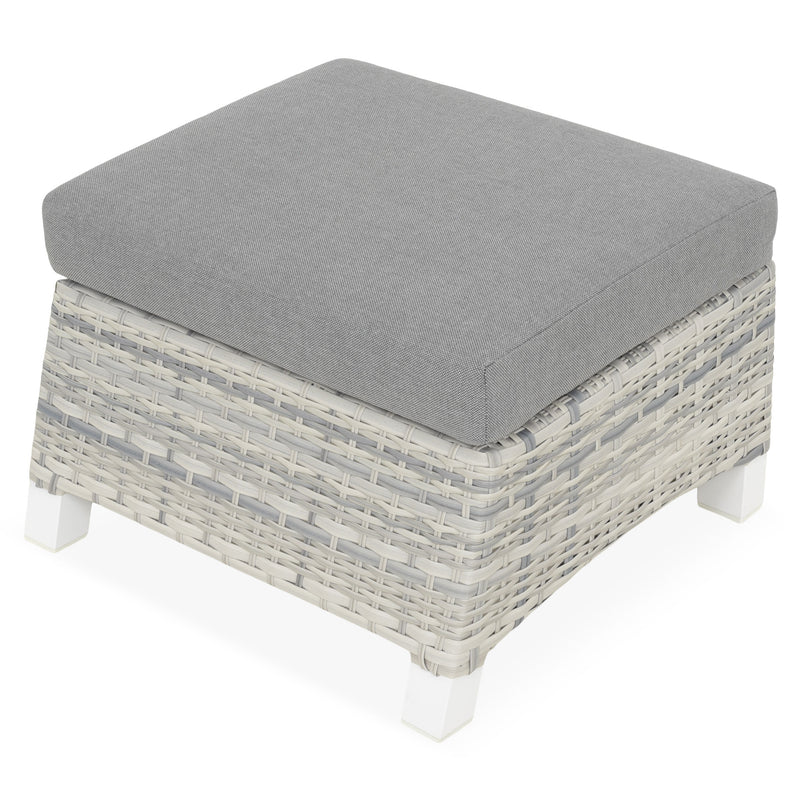 BAKU Set mobilier terasă/grădină, 2 fotolii, canapea, taburet și masă