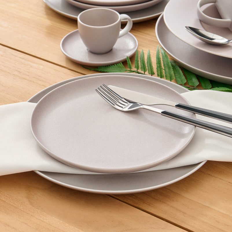 SAND Ceașcă și farfurioară, porțelan, 100ml