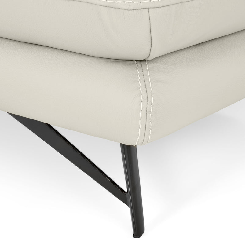 ADISA Canapea 3 locuri, mecanism spătar, piele