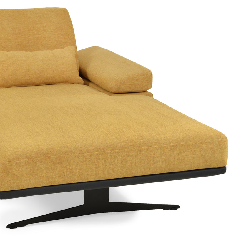 ANCONA Colțar șezlong stânga/dreapta, mecanism spătare, stofă