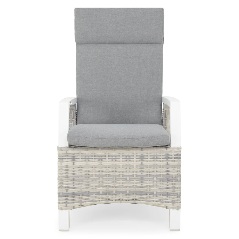 BAKU Set mobilier terasă/grădină, 6 scaune și masă extensibilă