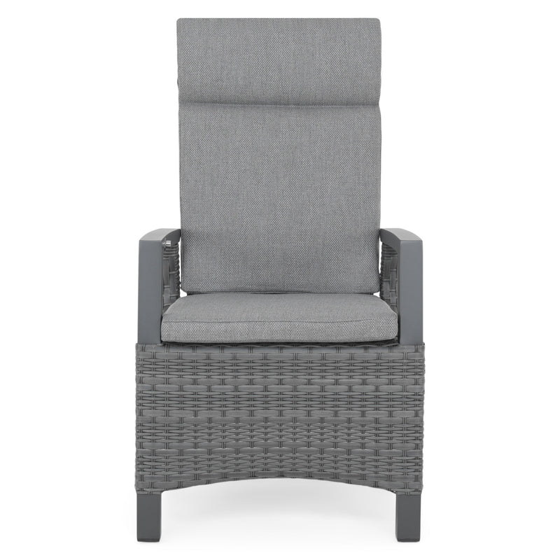 BAKU Set mobilier terasă/grădină, 6 scaune și masă extensibilă