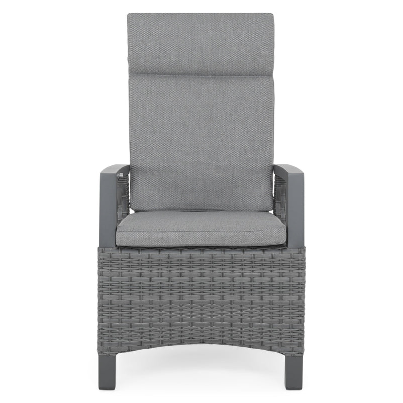 BAKU Set mobilier terasă/grădină, 6 scaune și masă extensibilă