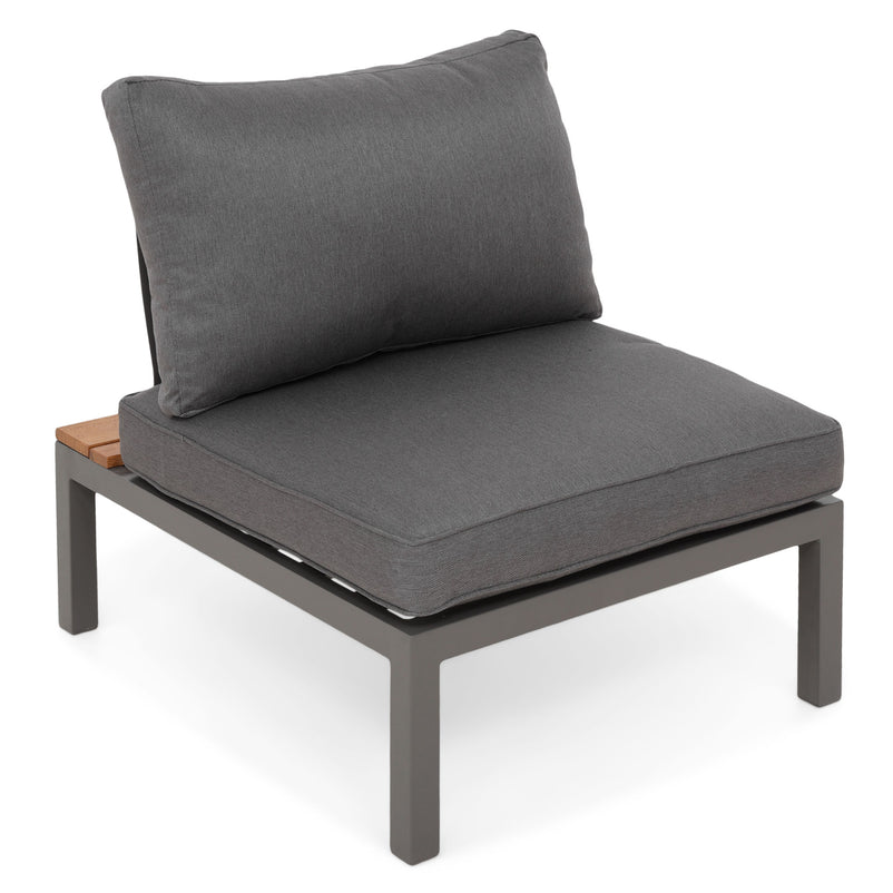 MARLI Set mobilier terasă/grădină, colțar 5 piese