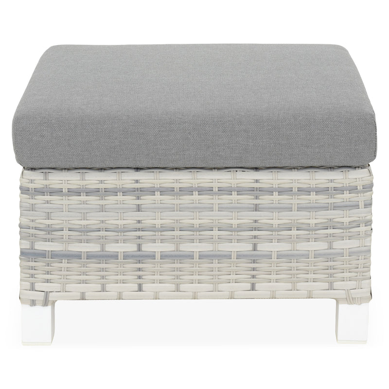 BAKU Set mobilier terasă/grădină, 2 fotolii, canapea, taburet și masă