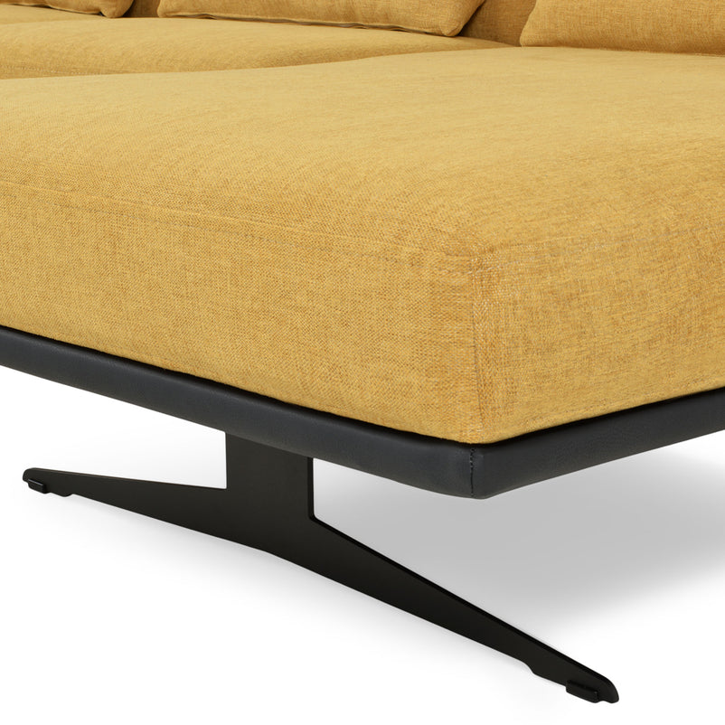 ANCONA Colțar șezlong stânga/dreapta, mecanism spătare, stofă