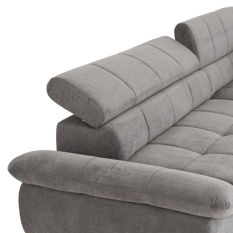 SHANE Colțar extensibil, șezlong stânga/dreapta, stofă