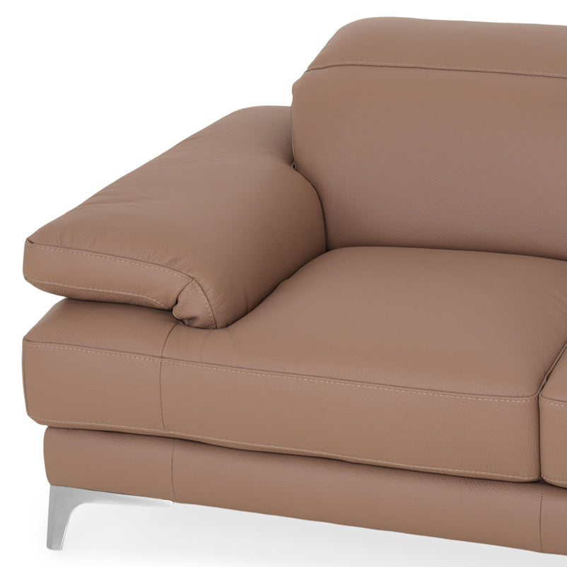 NATUZZI EDITIONS BLISS Colțar șezlong stânga/dreapta, mecanism brațe și tetiere, piele