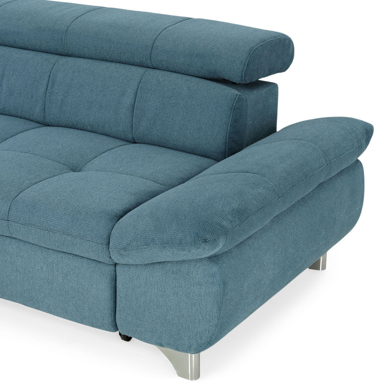 SHANE Colțar extensibil, șezlong stânga/dreapta, stofă