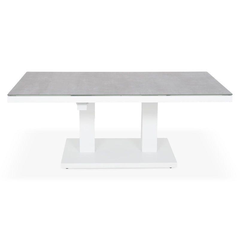 BAKU Set mobilier terasă/grădină, 2 fotolii, canapea, taburet și masă