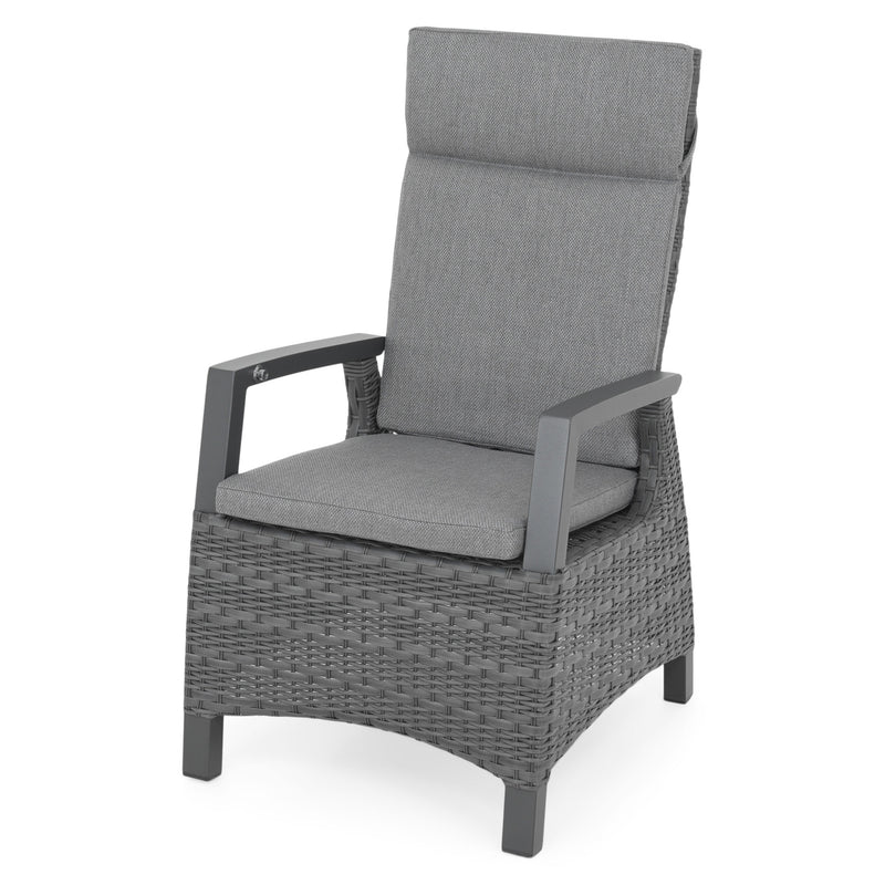 BAKU Set mobilier terasă/grădină, 6 scaune și masă extensibilă