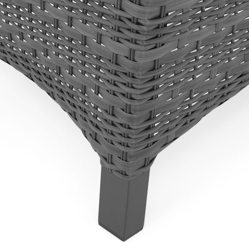 BAKU Set mobilier terasă/grădină, 2 scaune cu spătar reglabil