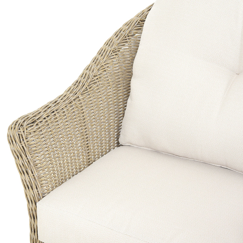 SAFFIRE Set mobilier terasă/grădină, 2 fotolii și canapea