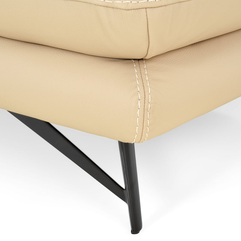 ADISA Canapea 3 locuri, mecanism spătar, piele