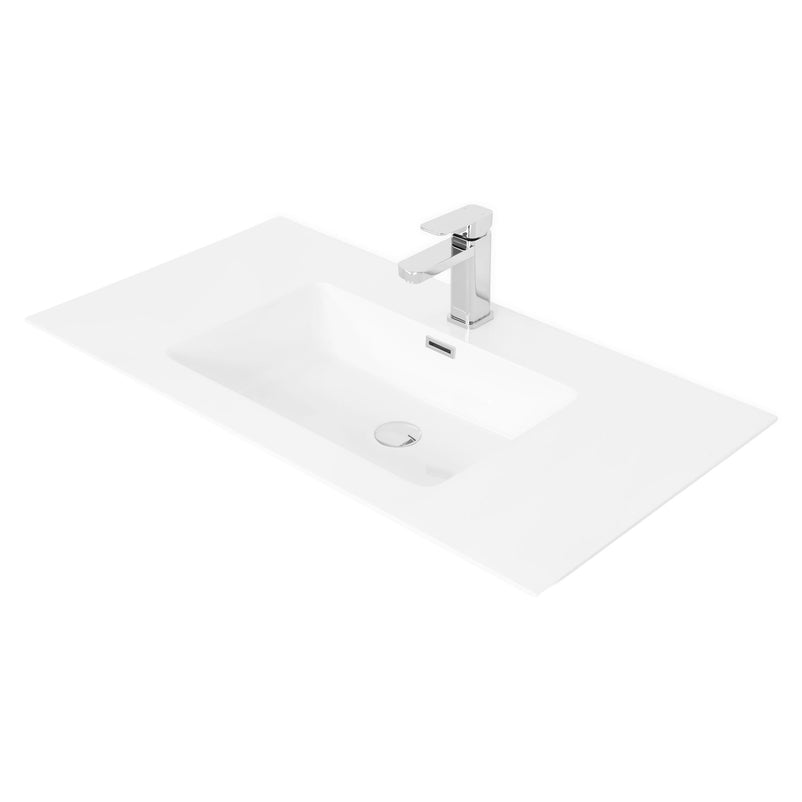 EXPECT Set mască lavoar și lavoar compozit