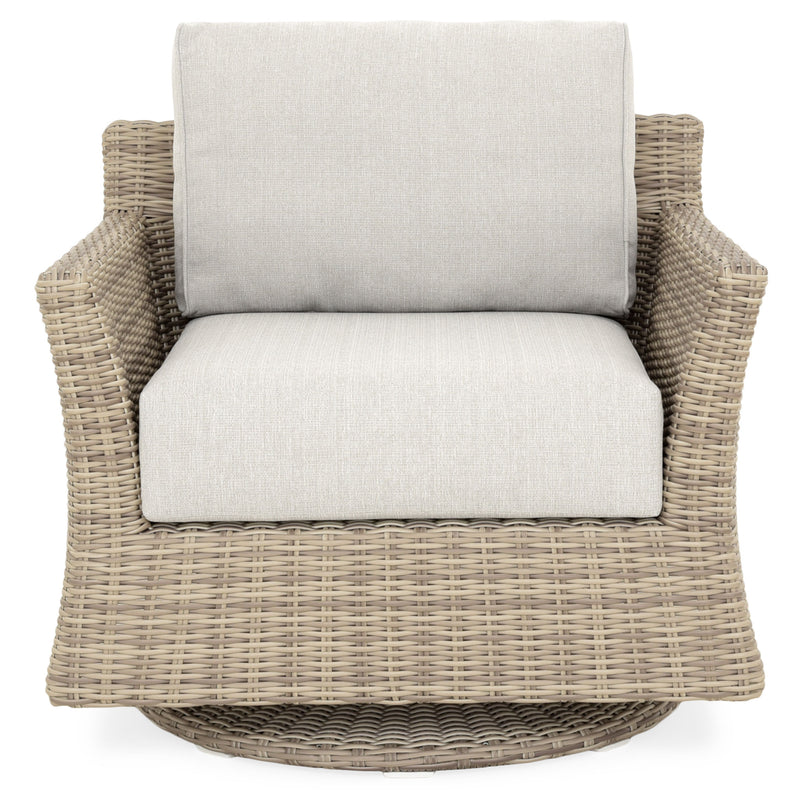 FLORIDA Set mobilier terasă/grădină, fotoliu rotativ, colțar și măsuță