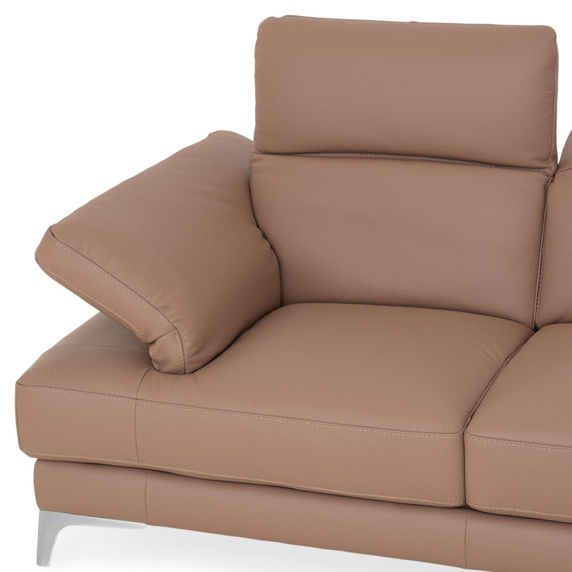 NATUZZI EDITIONS BLISS Colțar șezlong stânga/dreapta, mecanism brațe și tetiere, piele