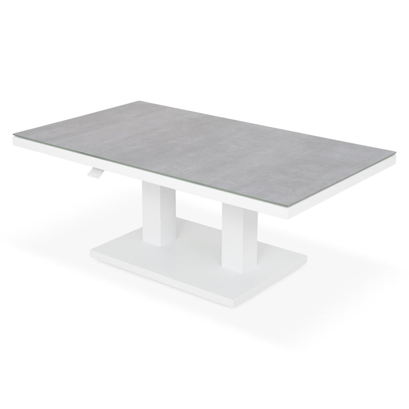 BAKU Set mobilier terasă/grădină, 2 fotolii, canapea, taburet și masă