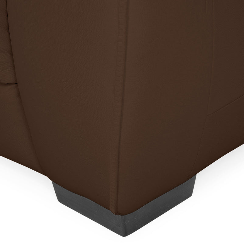 BRAYDEN Colțar cu reclinere electrice, piele