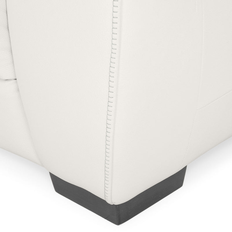 BRAYDEN Colțar cu reclinere electrice, piele