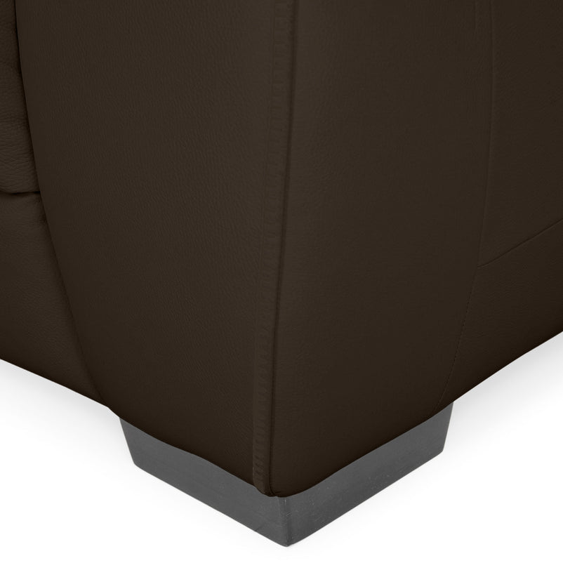 BRAYDEN Colțar cu reclinere electrice, piele