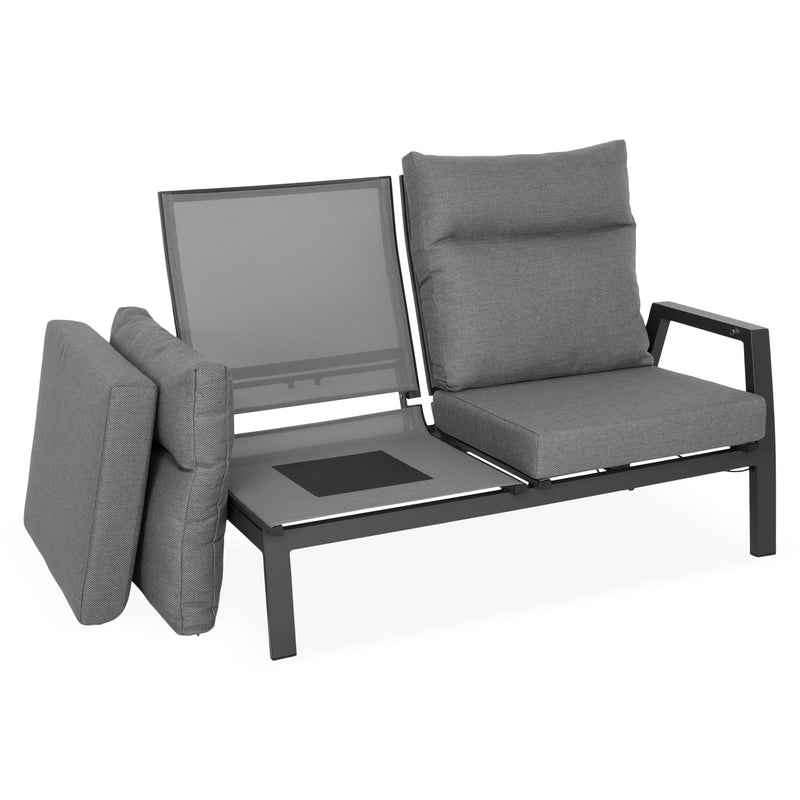 SALZBURG Set mobilier terasă/grădină, 2 canapele