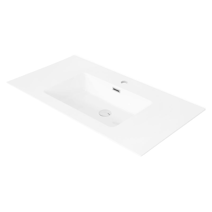 EXPECT Set mască lavoar și lavoar compozit