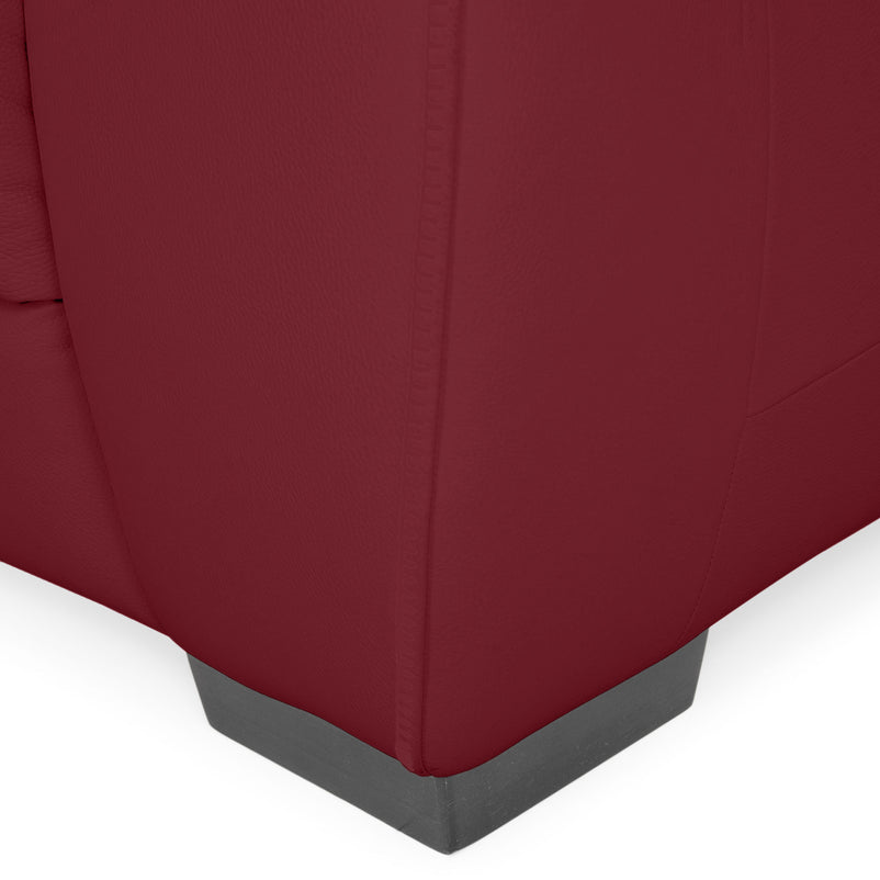 BRAYDEN Colțar cu reclinere electrice, piele