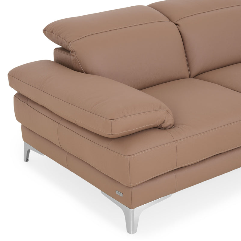 NATUZZI EDITIONS BLISS Colțar șezlong stânga/dreapta, mecanism brațe și tetiere, piele