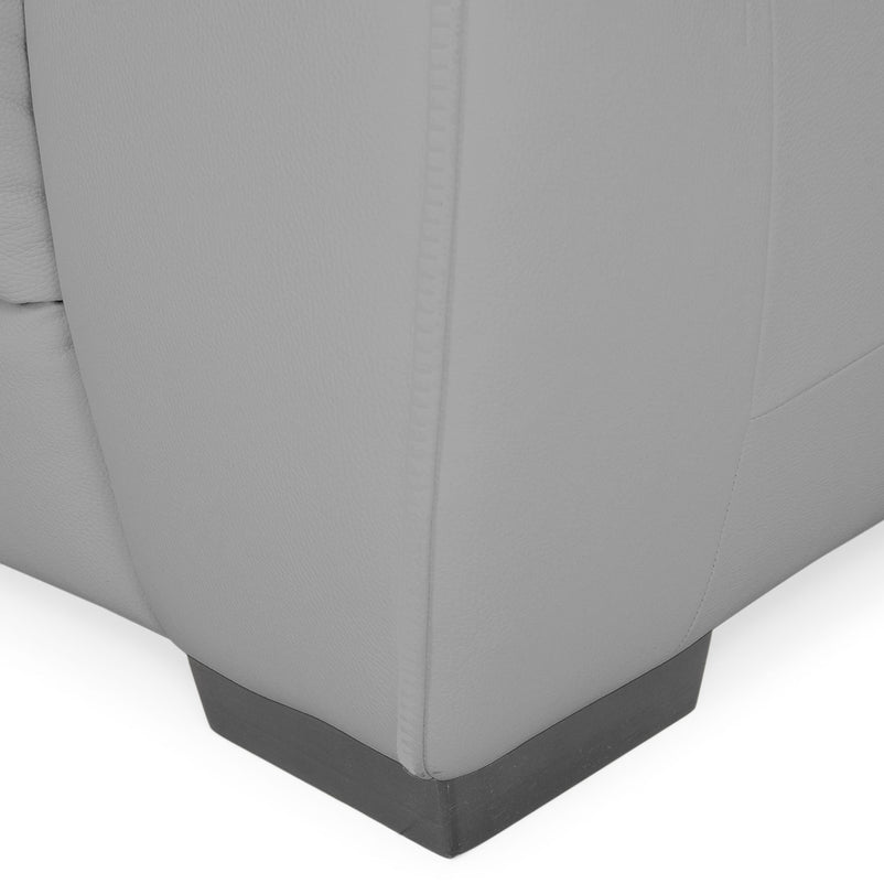 BRAYDEN Colțar cu reclinere electrice, piele