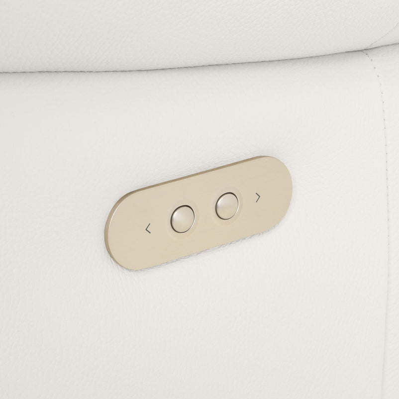 TORRENS Colțar cu șezlong stânga/dreapta și mecanisme electrice, piele