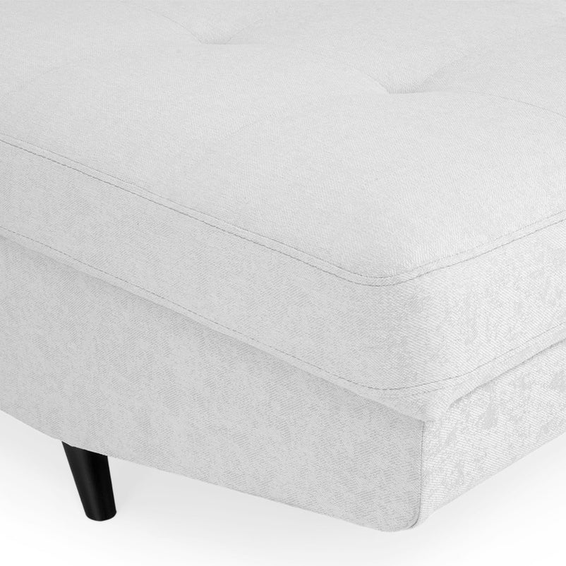 LUZERN Colțar extensibil, șezlong stânga/dreapta, ladă depozitare, stofă