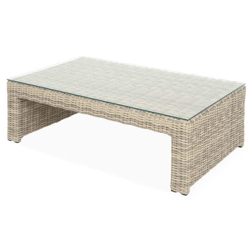 FLORIDA Set mobilier terasă/grădină, fotoliu rotativ, colțar și măsuță