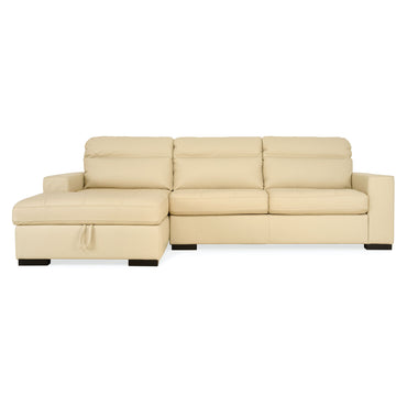 STING Canapea piele, șezlong stânga/dreapta, ladă depozitare