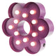 FLOWER Decor luminos din metal pentru copii