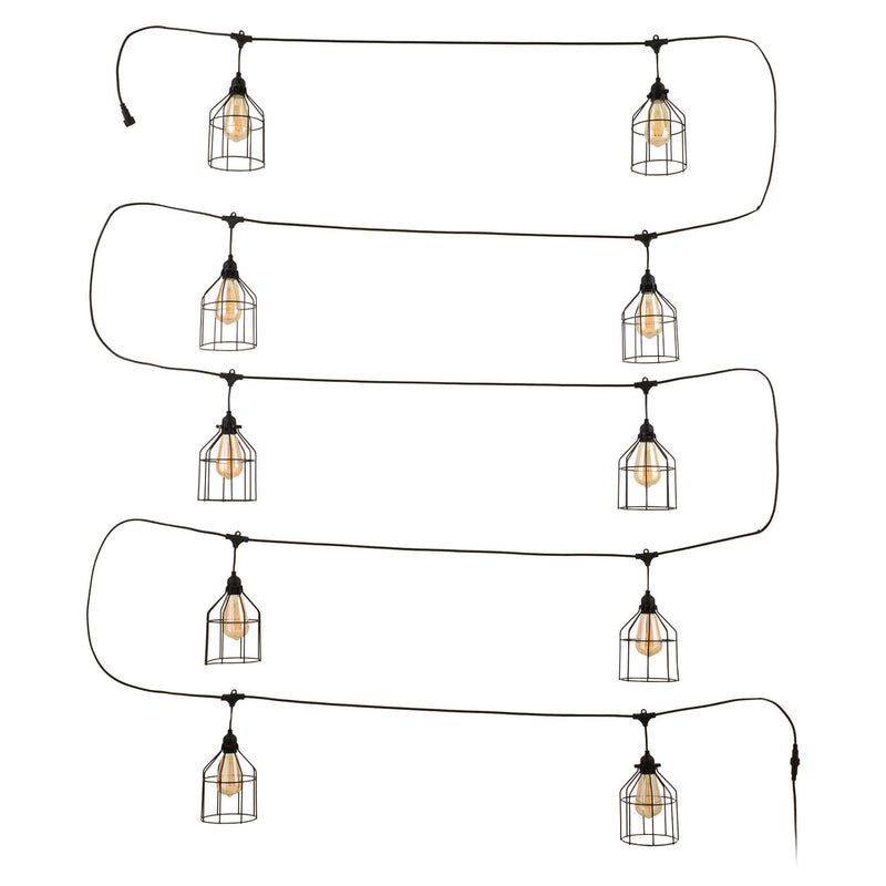 INDUSTRIAL Ghirlandă exterior 10x15W E27 LED