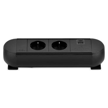 CHROMA Multipriză 2 schuko, smart usb charger a+c, cablu 3m