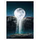 MOON WATERFALL Tablou canvas